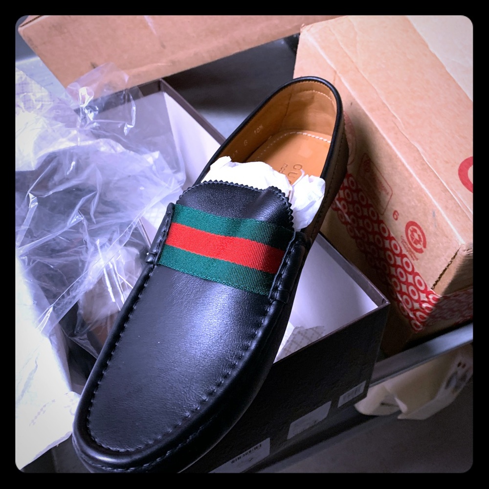 Gucci leather loafers
